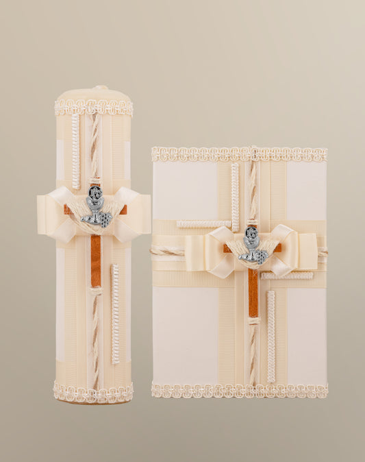 Set de vela primera comunión hueso A2-057