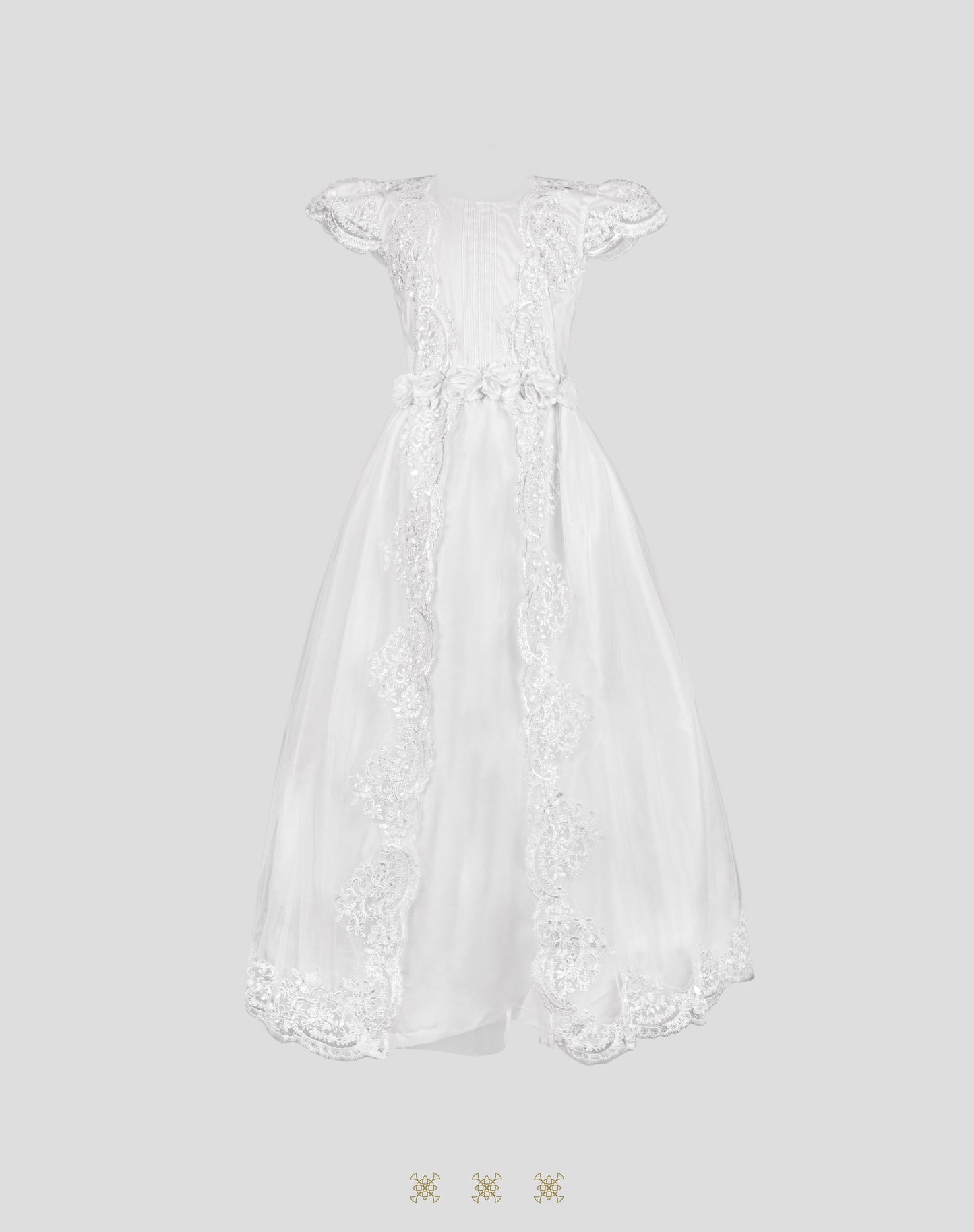 Vestido de Primera comunión blanco A7-006