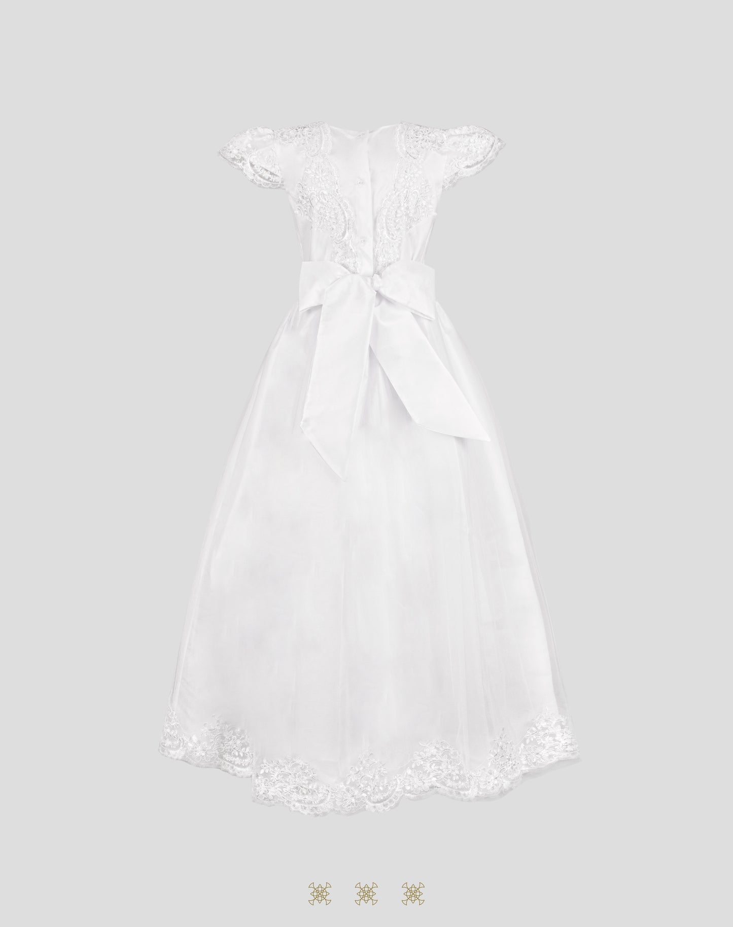 Vestido de Primera comunión blanco A7-006