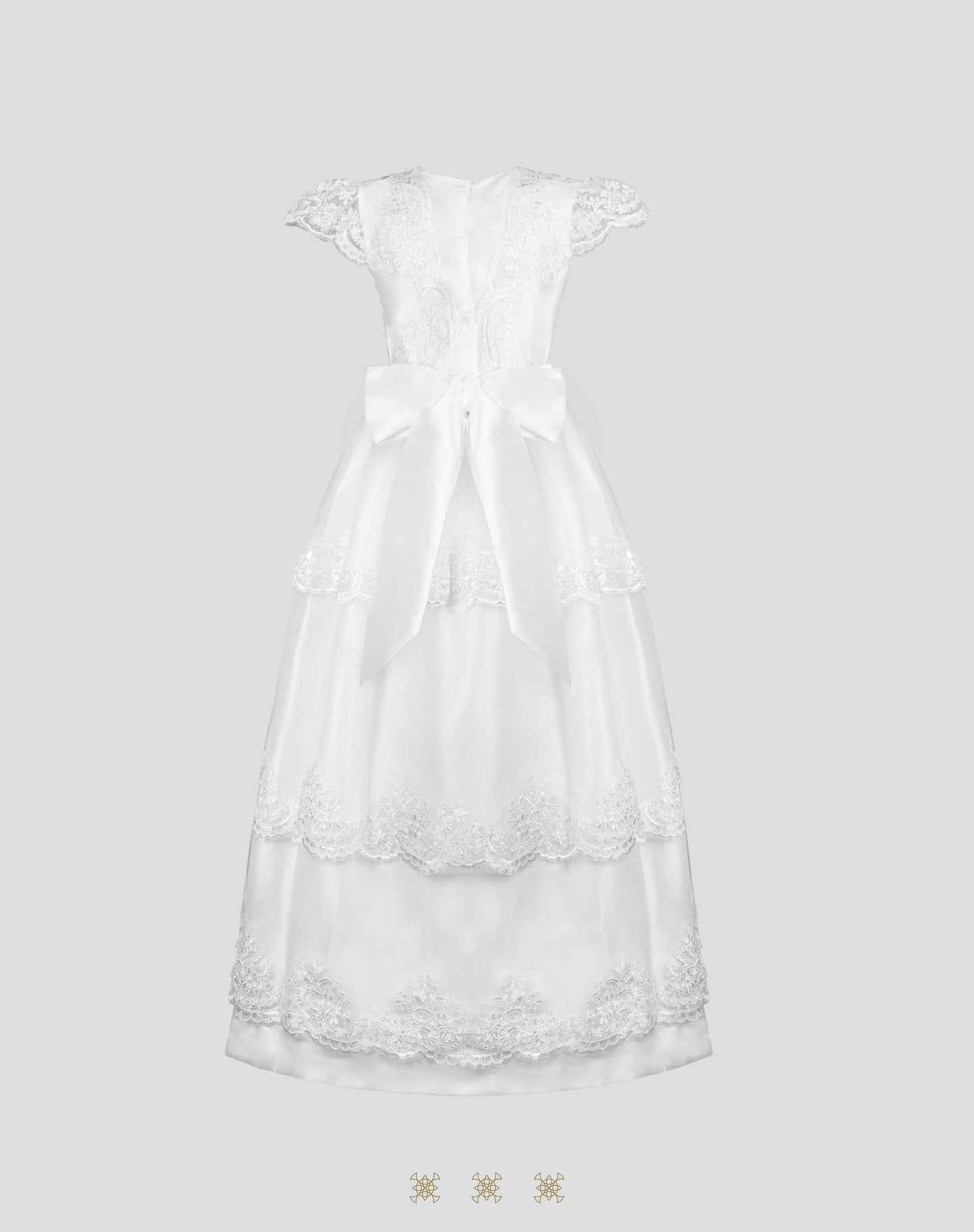Vestido de Primera comunión blanco A7-007