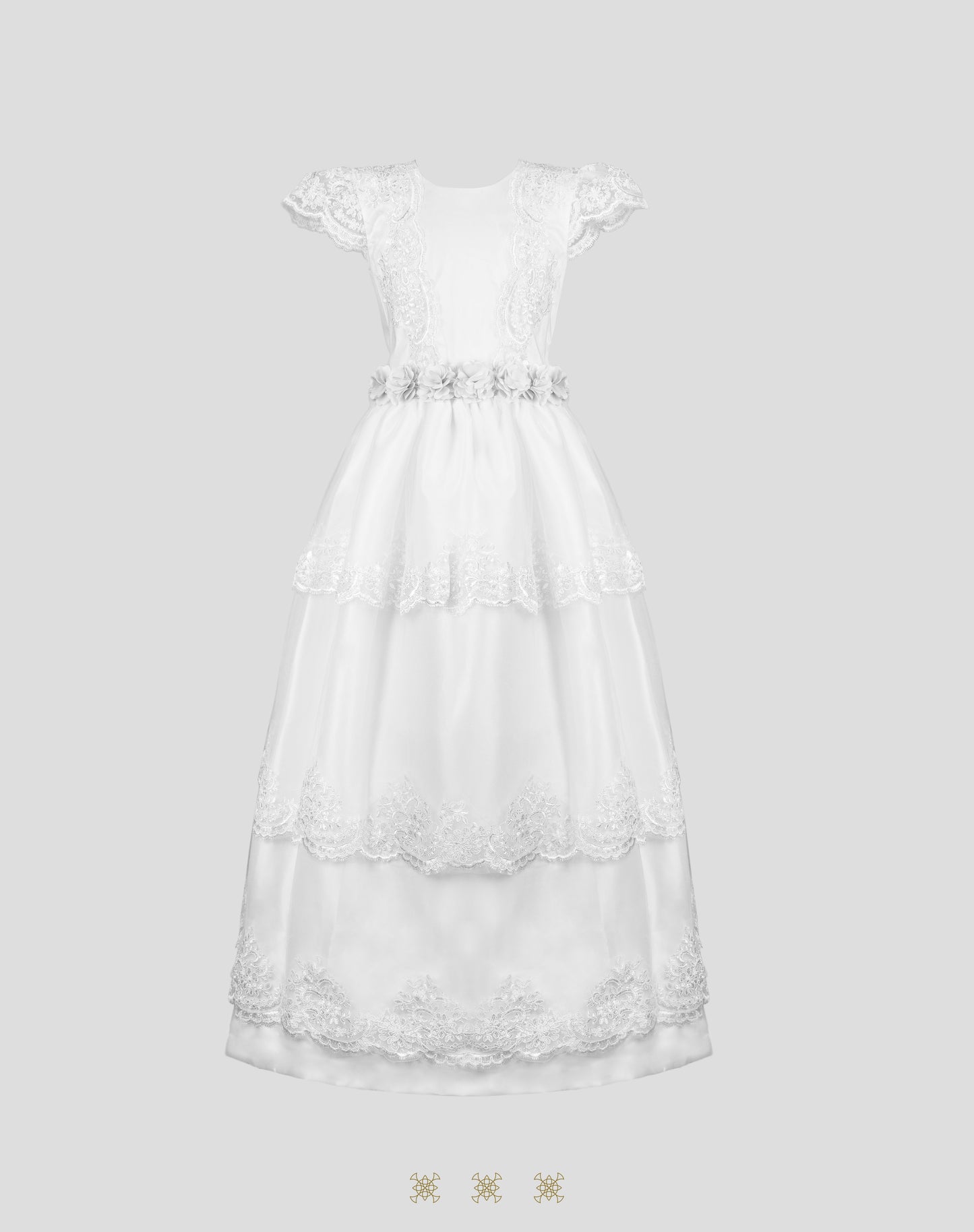 Vestido de Primera comunión blanco A7-007