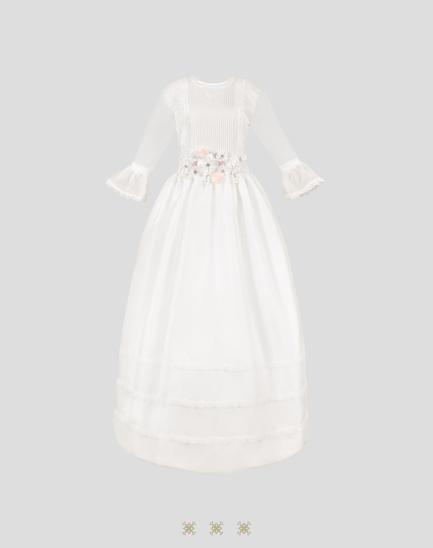 Vestido juvenil hueso A7-011