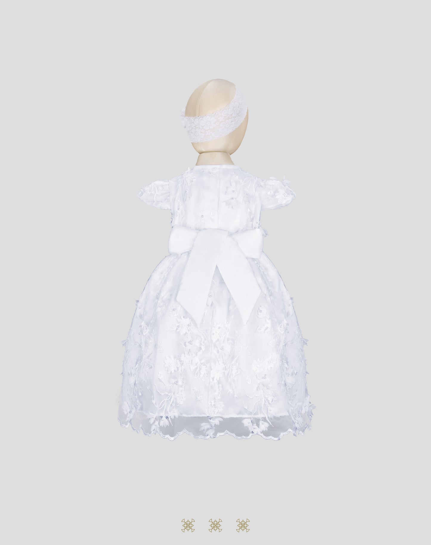 Vestido Infantil Blanco B3-048