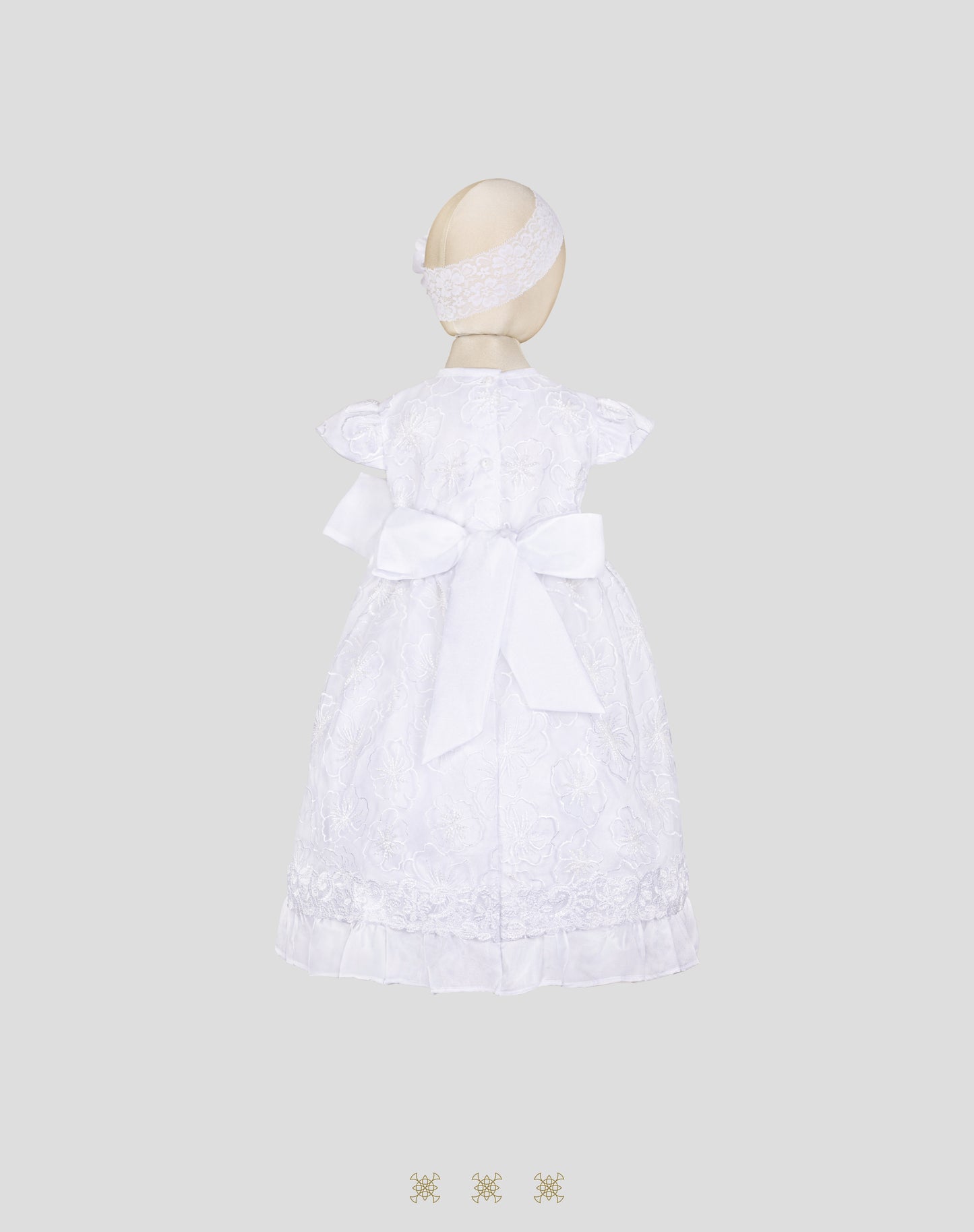 Vestido Infantil Blanco B3-051