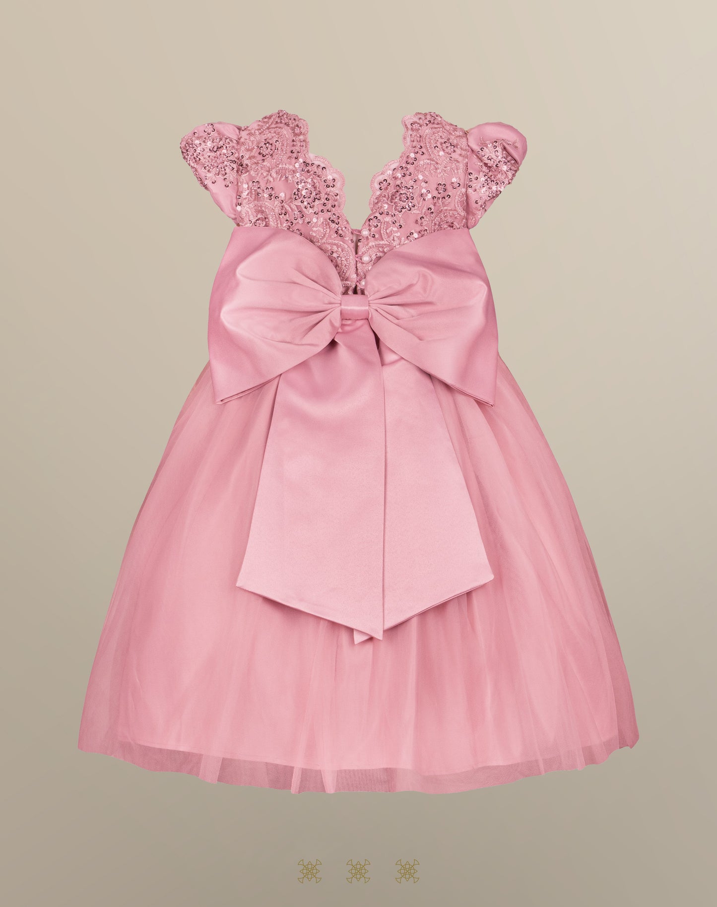 Vestido Infantil Palo de Rosa B7-010