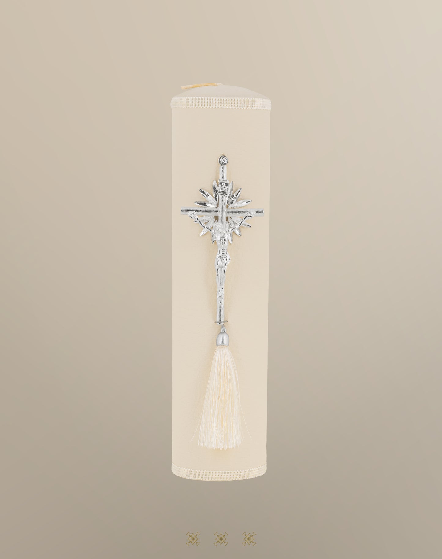 Cirio de boda ivory 92-295