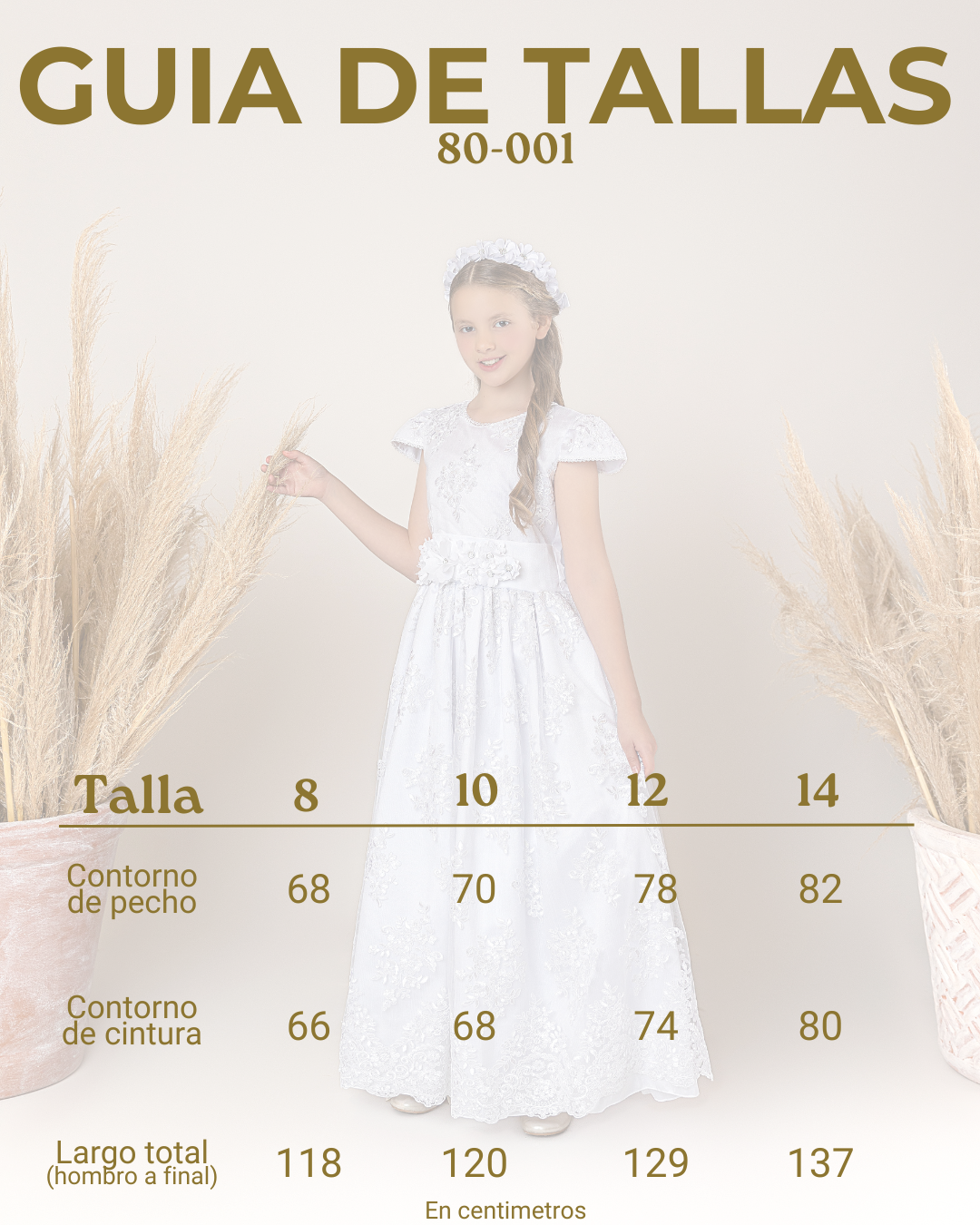 Vestido de Primera comunión 80-001