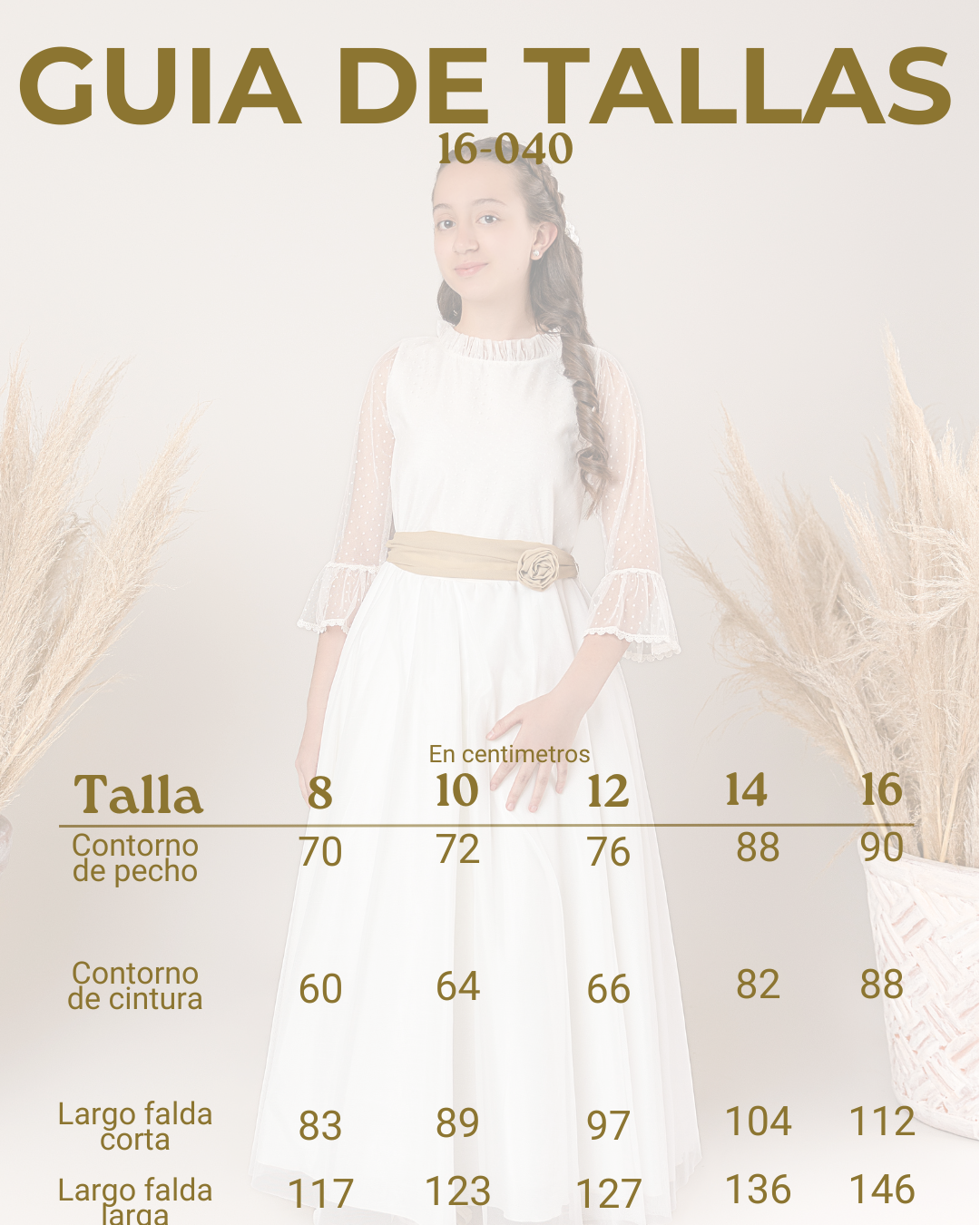 Vestido desmontable 16-040