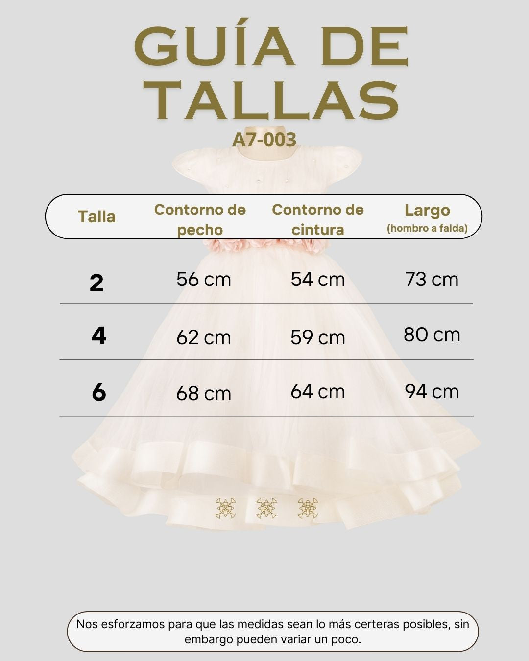 Vestido Infantil A7-003