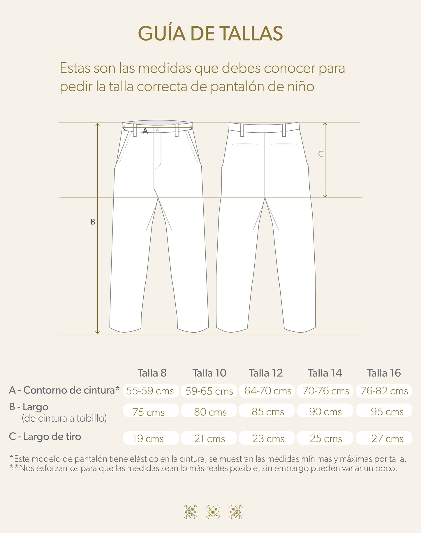 Pantalón de lino kaki 33-082