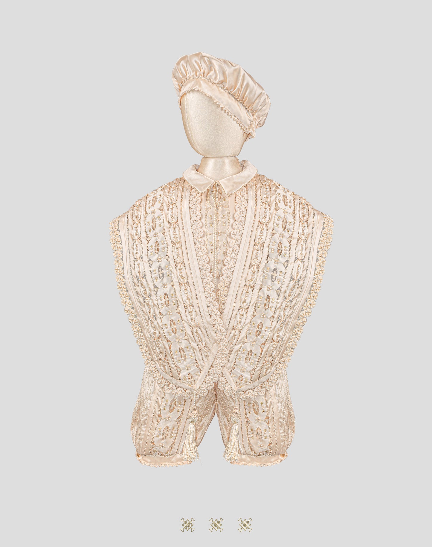 Fino Ropón de bautizo de niña 02-642