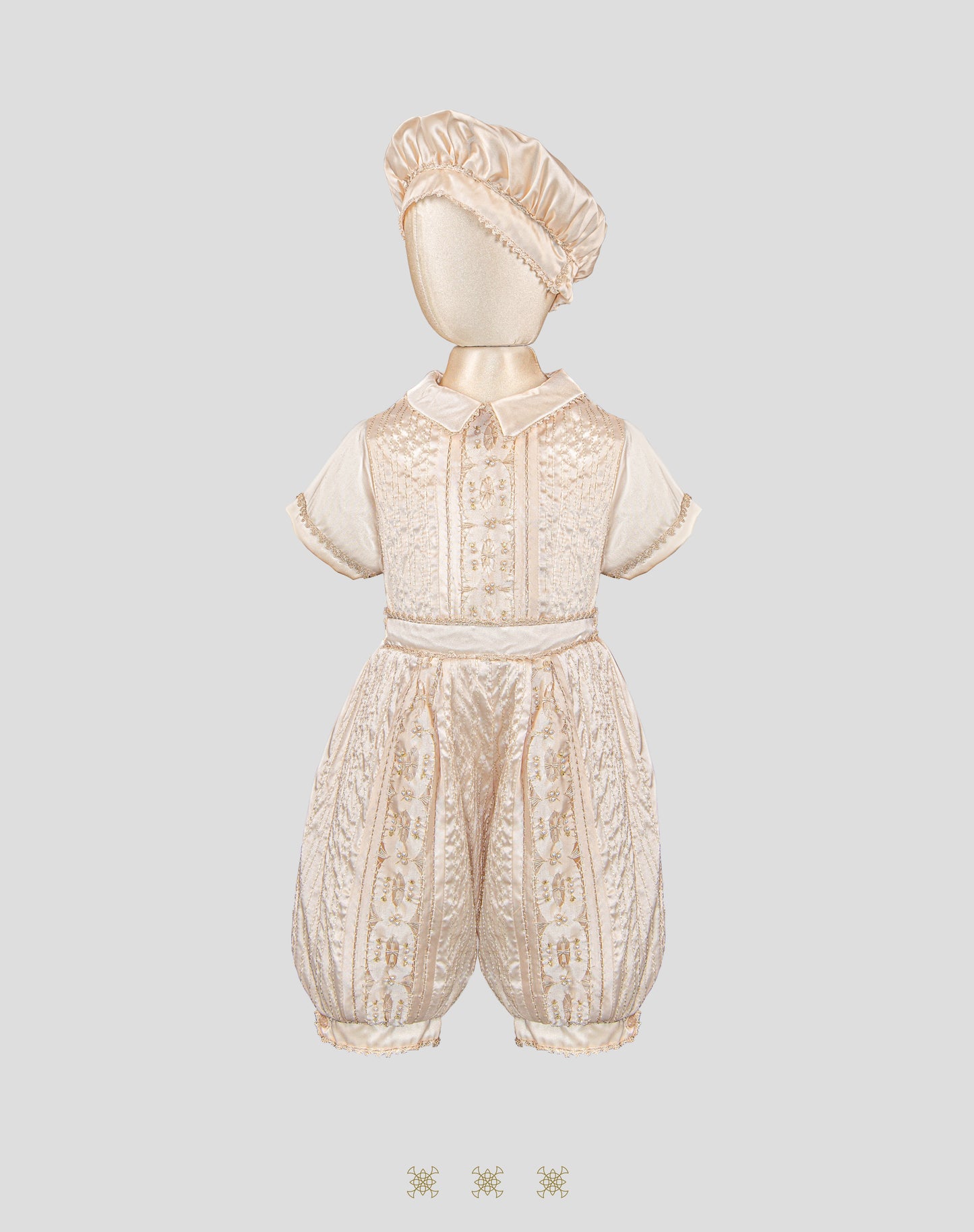 Fino Ropón de bautizo de niña 02-642