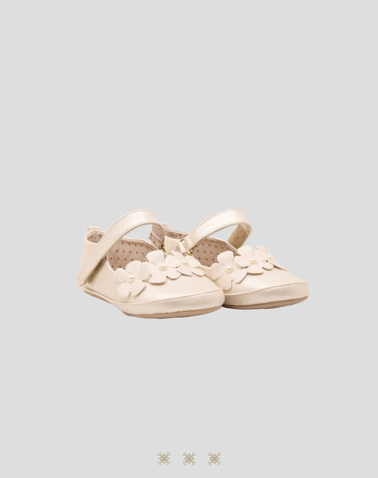 Zapatos de niña hueso 85-006