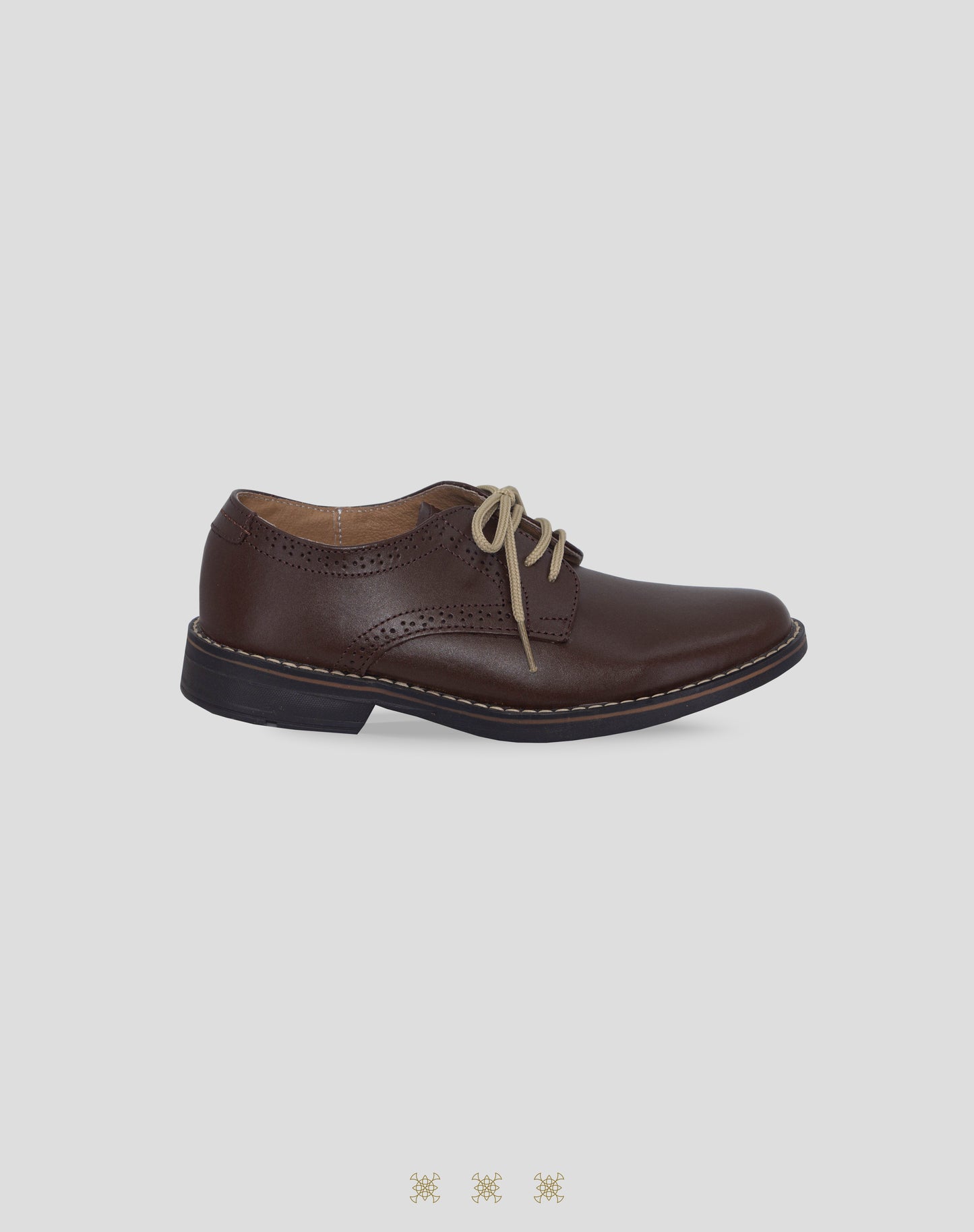 Zapato formal juvenil café A4-002