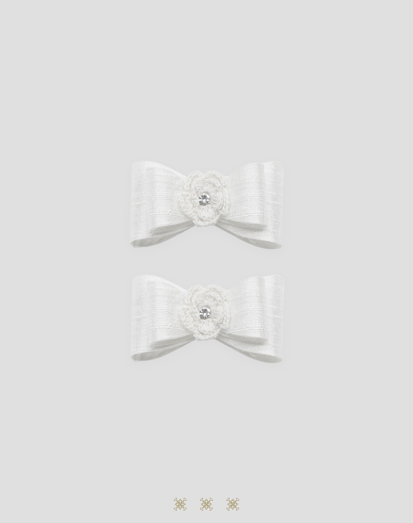 Accesorio de moño blanco 73-046