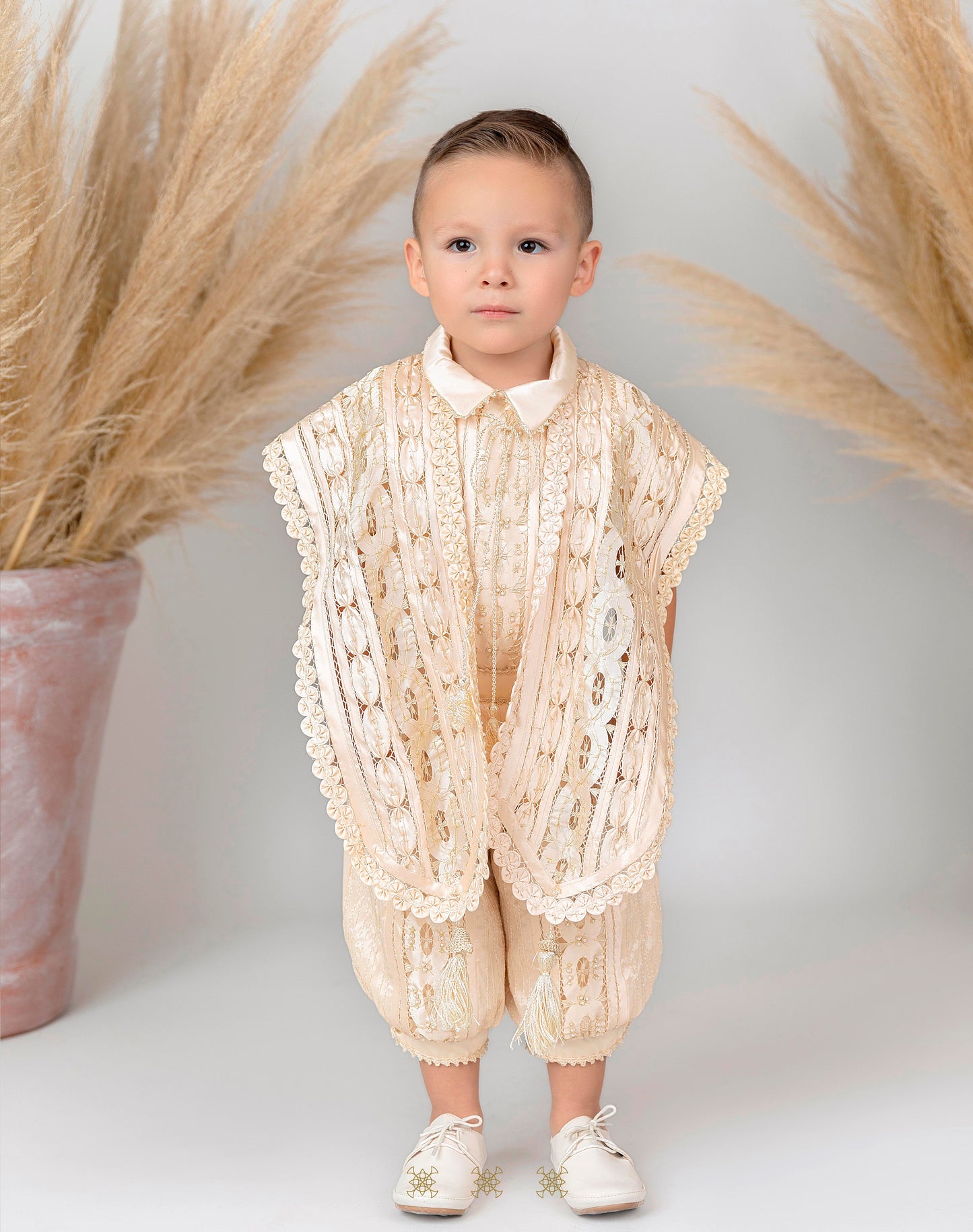 Fino Ropón de bautizo de niña 02-642