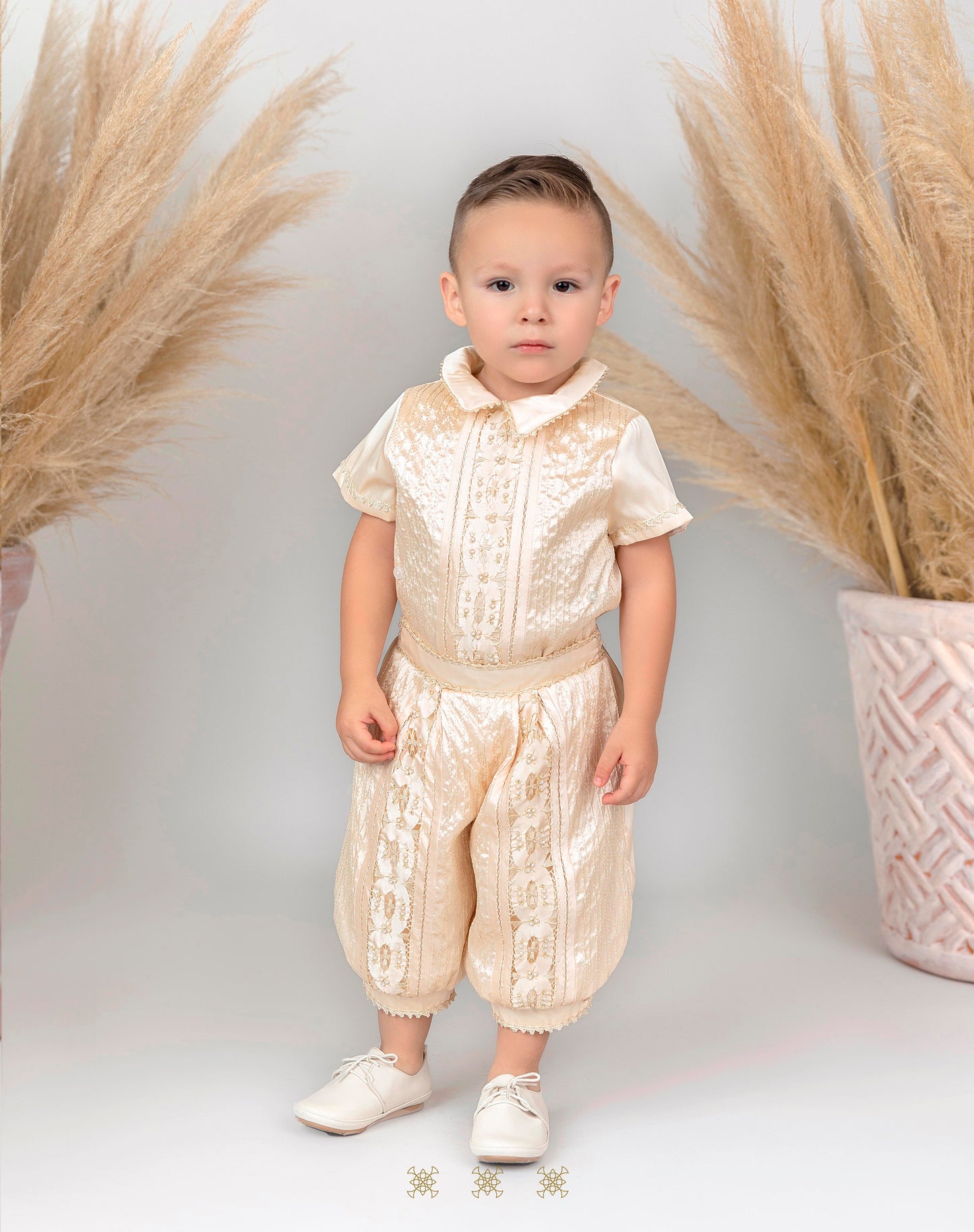 Fino Ropón de bautizo de niña 02-642