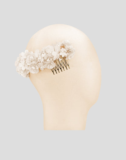 Tocado de flores hueso 02-228