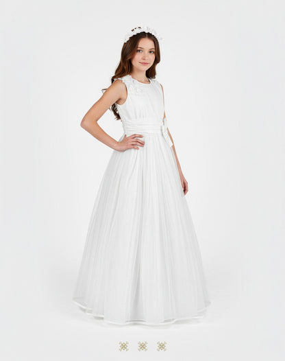 Vestido de Primera comunión blanco 02-288