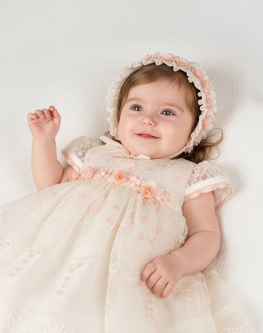 Ropón de bautizo de niña 02-295