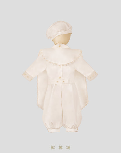 Ropón  de bautizo para niño 02-474