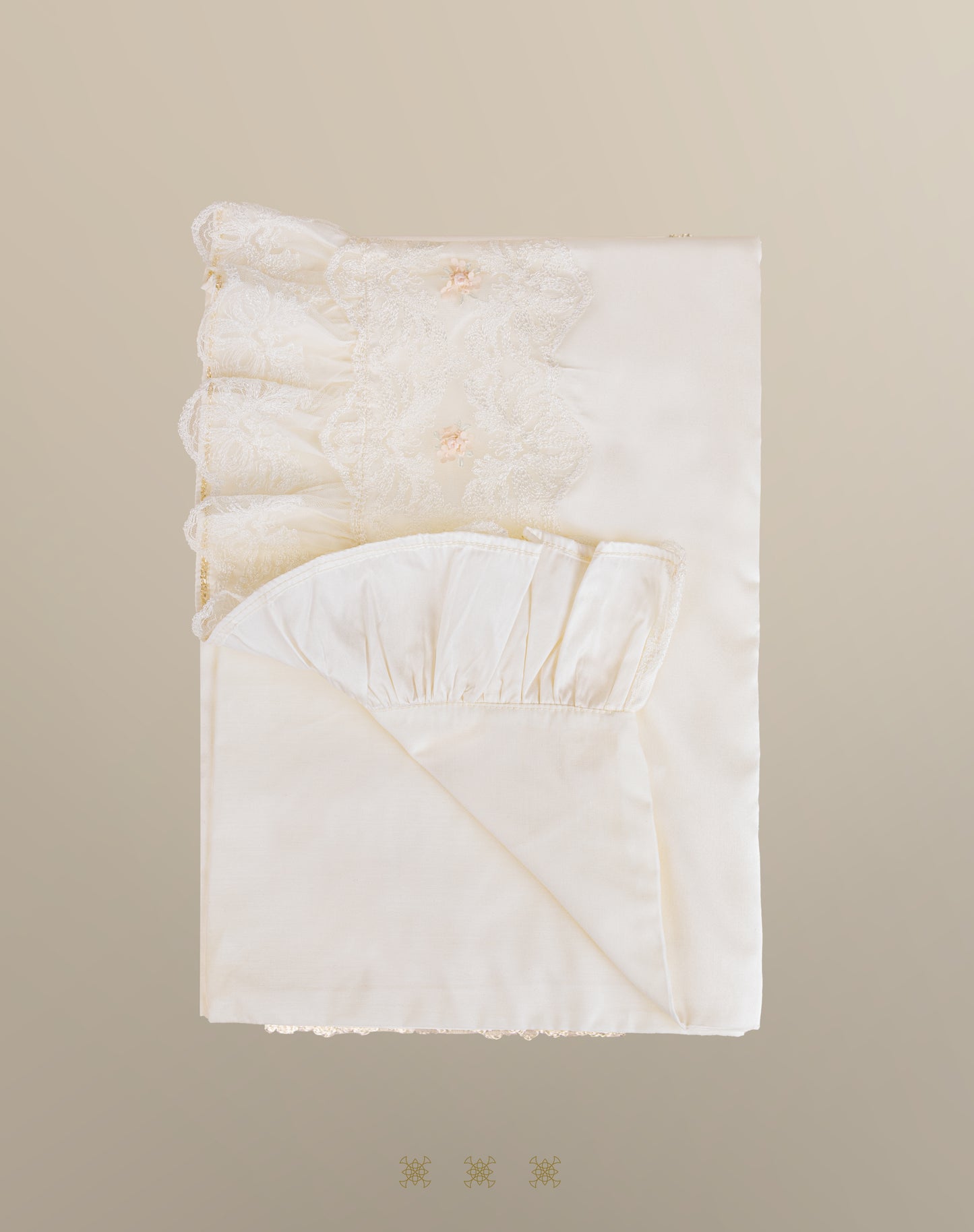 Sábana hueso rosa 02-489