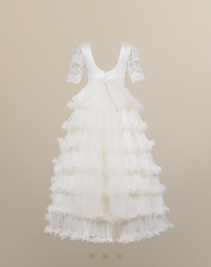 Vestido juvenil hueso 02-547