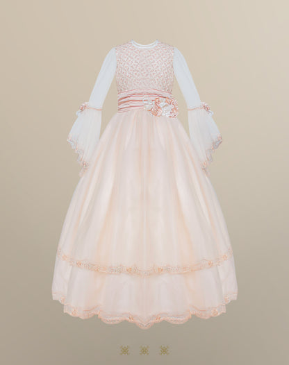 Vestido rosa de Primera comunión 02-605