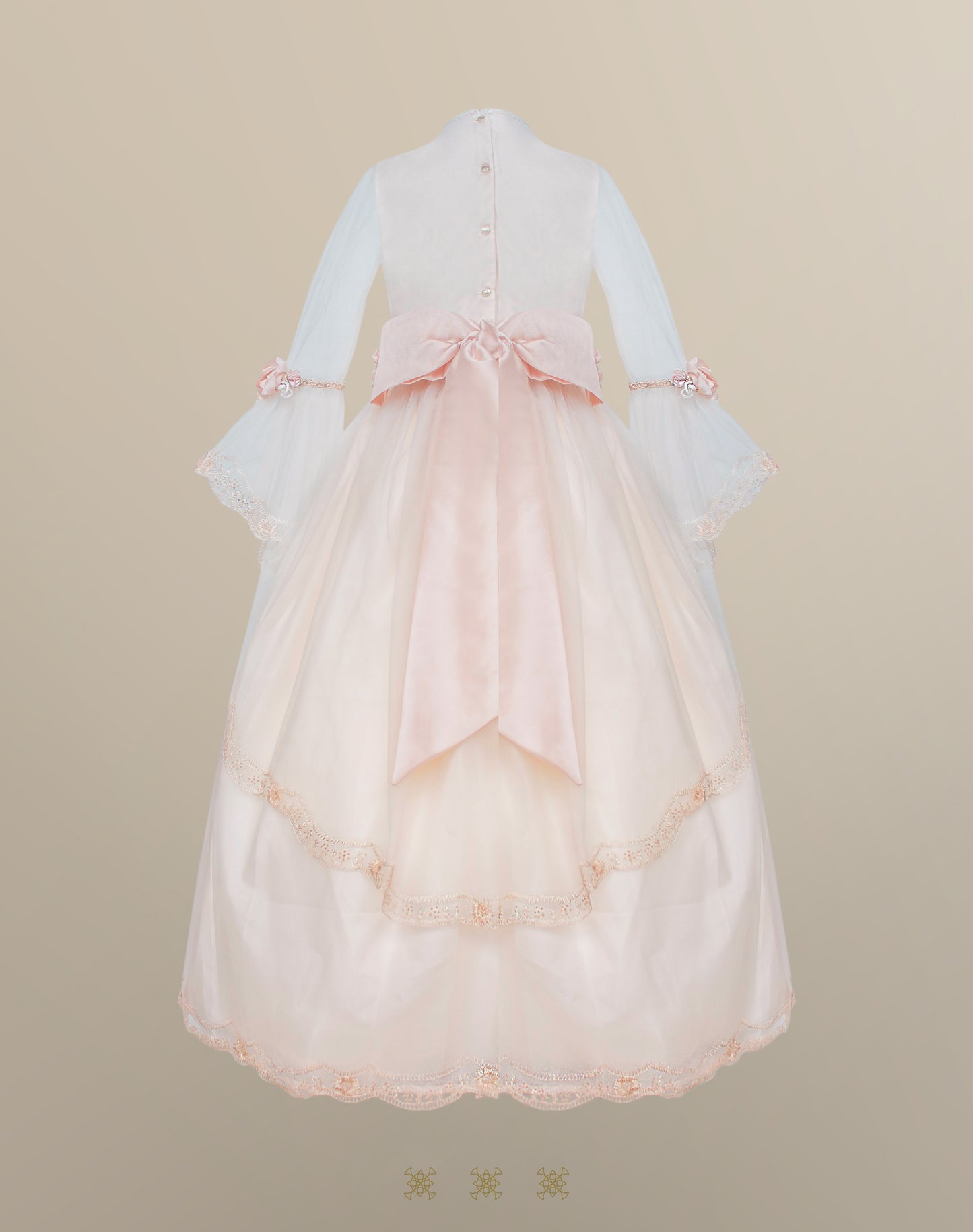 Vestido rosa de Primera comunión 02-605