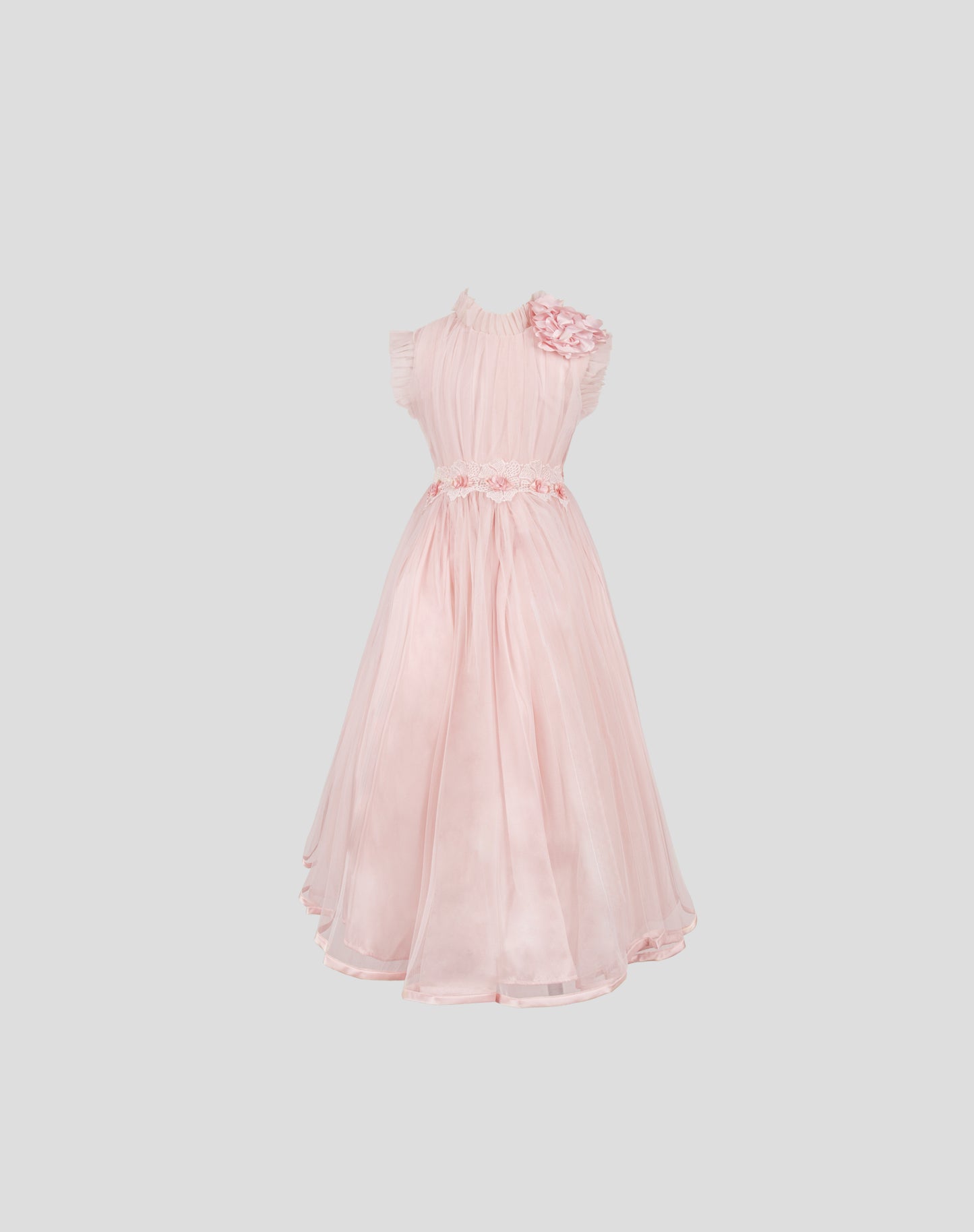 Vestido Infantil Rosa 02-631