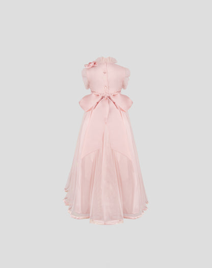Vestido Infantil Rosa 02-631