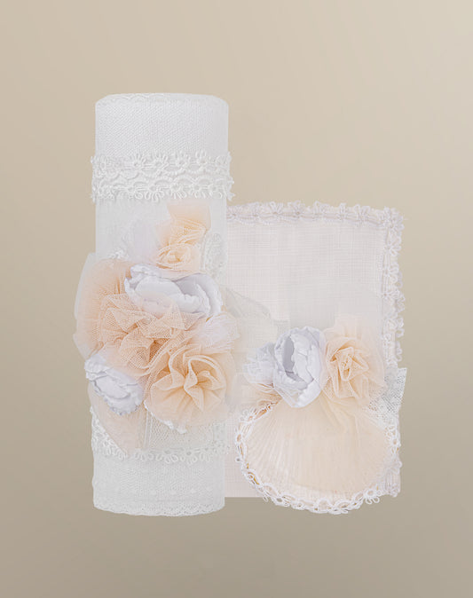 Set de vela bautizo blanco 02-657