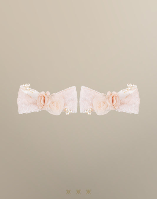 Moños color rosa para niña 02-673