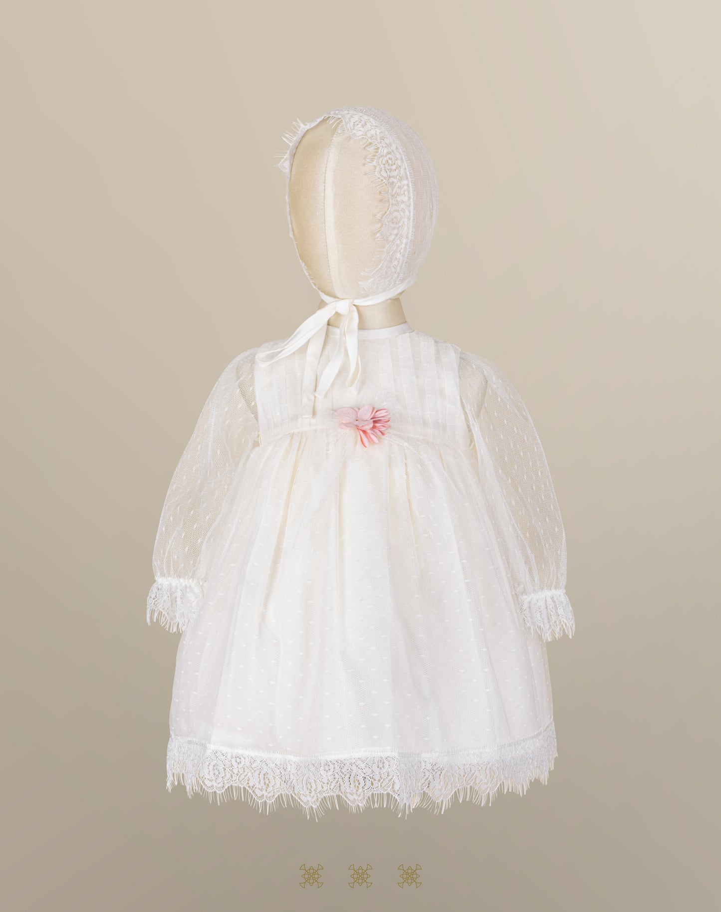Batita Infantil hueso / rosa 02-721