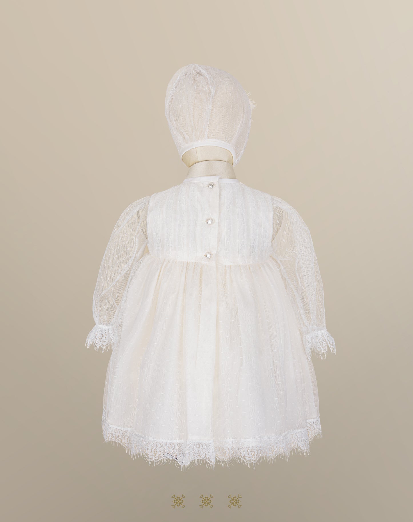 Batita Infantil hueso / rosa 02-721