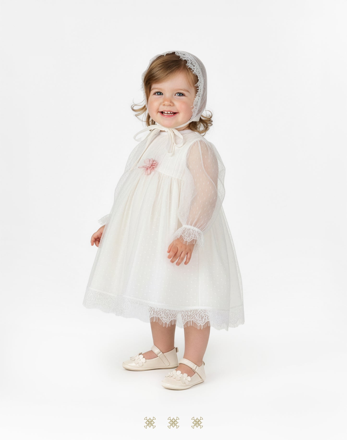 Batita Infantil hueso / rosa 02-721