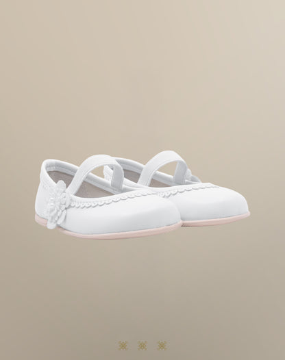 Zapatos de niña blanco 03-076