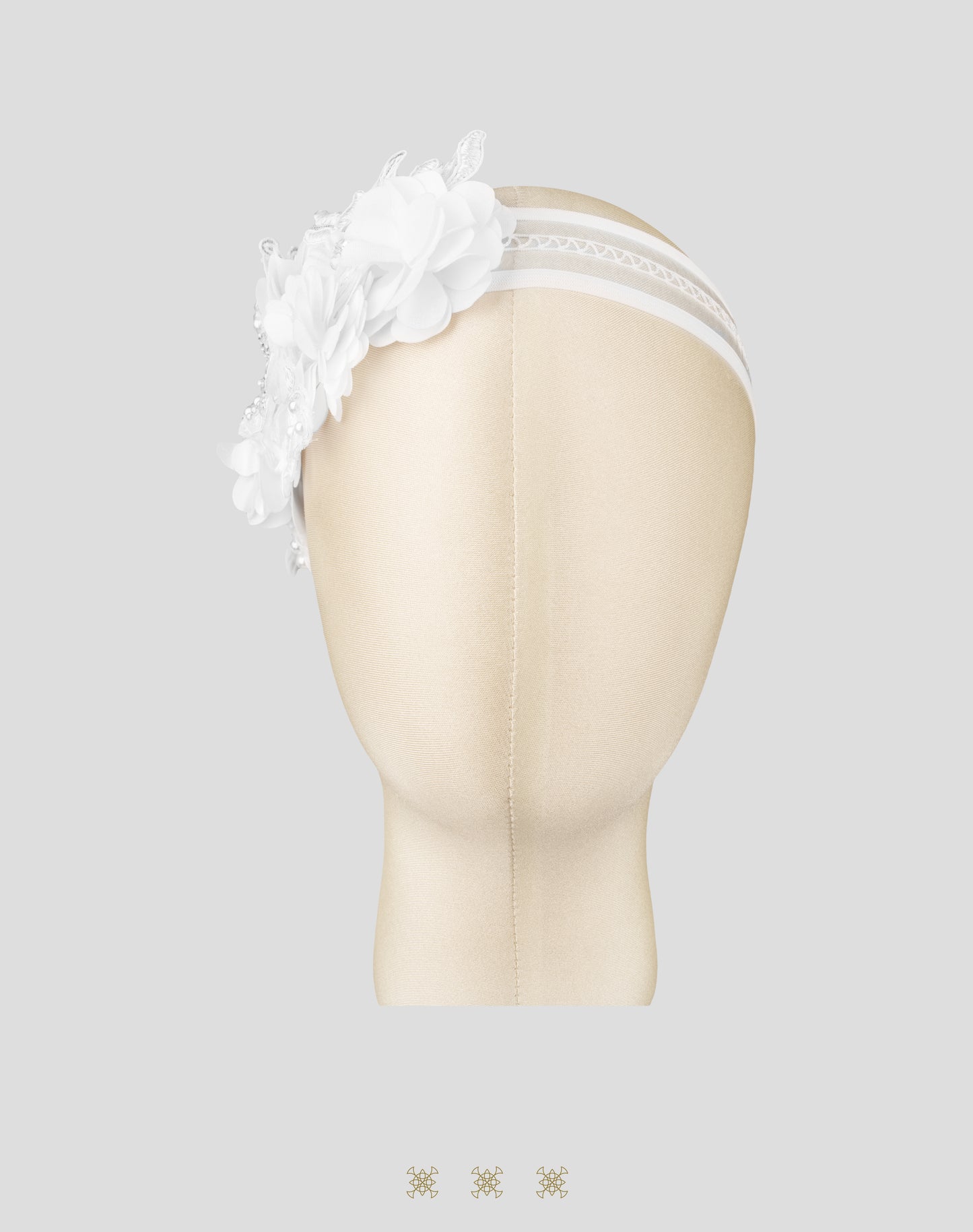 Tiara para bebé blanco 03-271