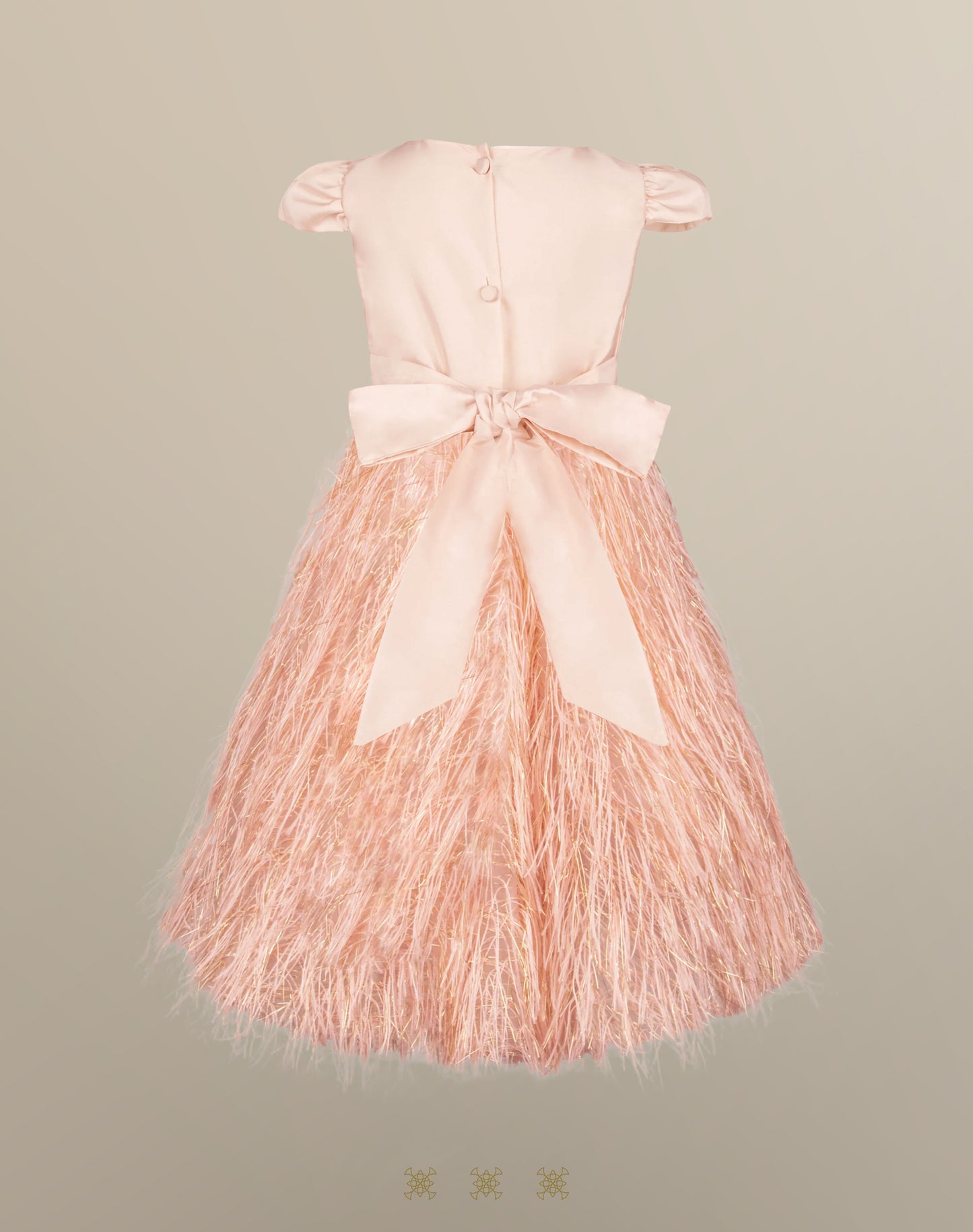 Vestido Infantil Rosa 03-348
