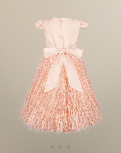 Vestido Infantil Rosa 03-348