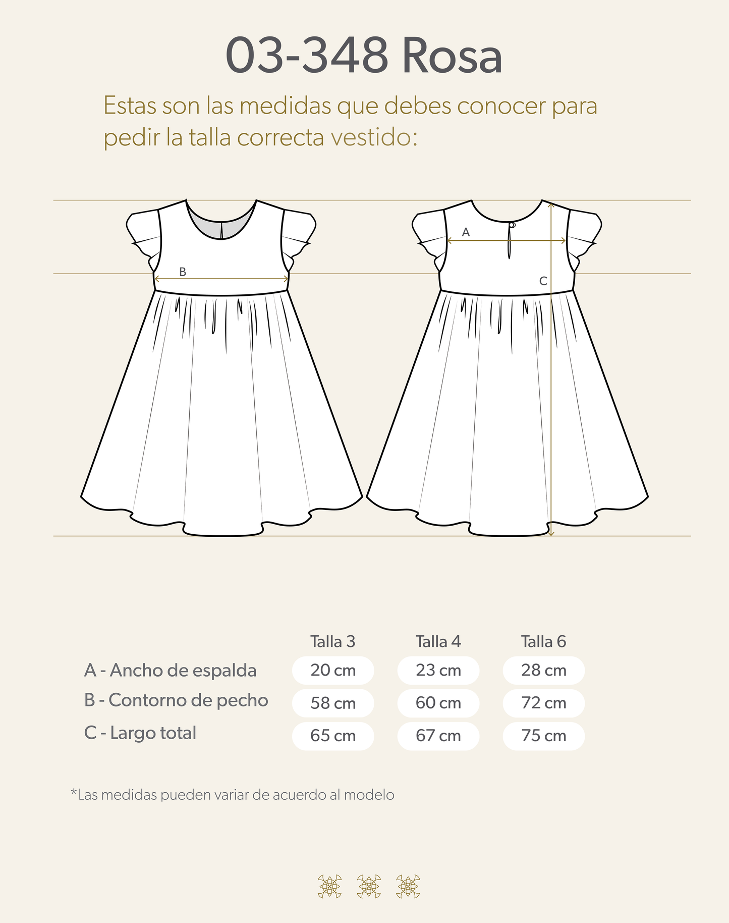 Vestido Infantil Rosa 03-348
