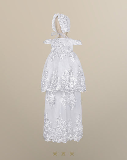 Ropón de Bautizo blanco 03-674