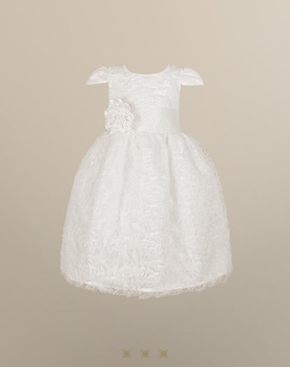Vestido Infantil Hueso 03-681