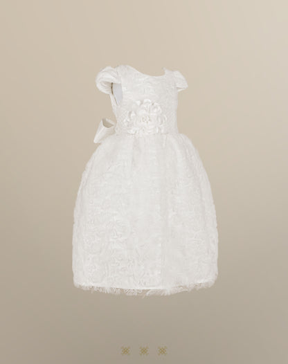 Vestido Infantil Hueso 03-681
