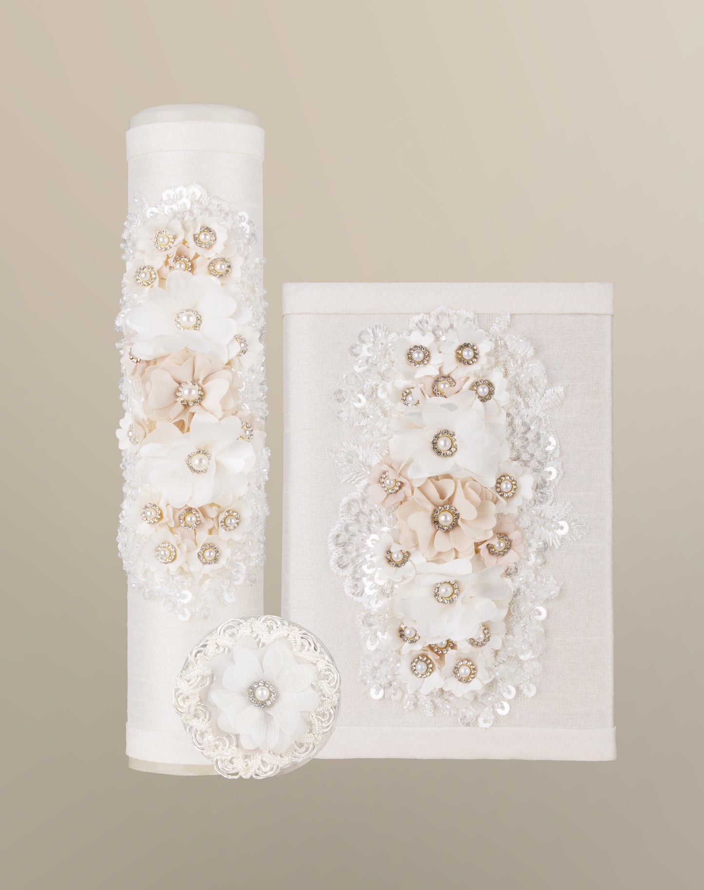 Set de vela primera comunión hueso 04-411