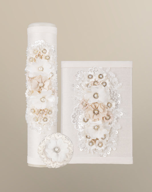 Set de vela primera comunión hueso 04-411