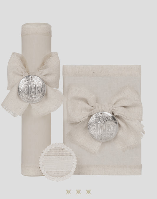 Set comunión beige 04-480