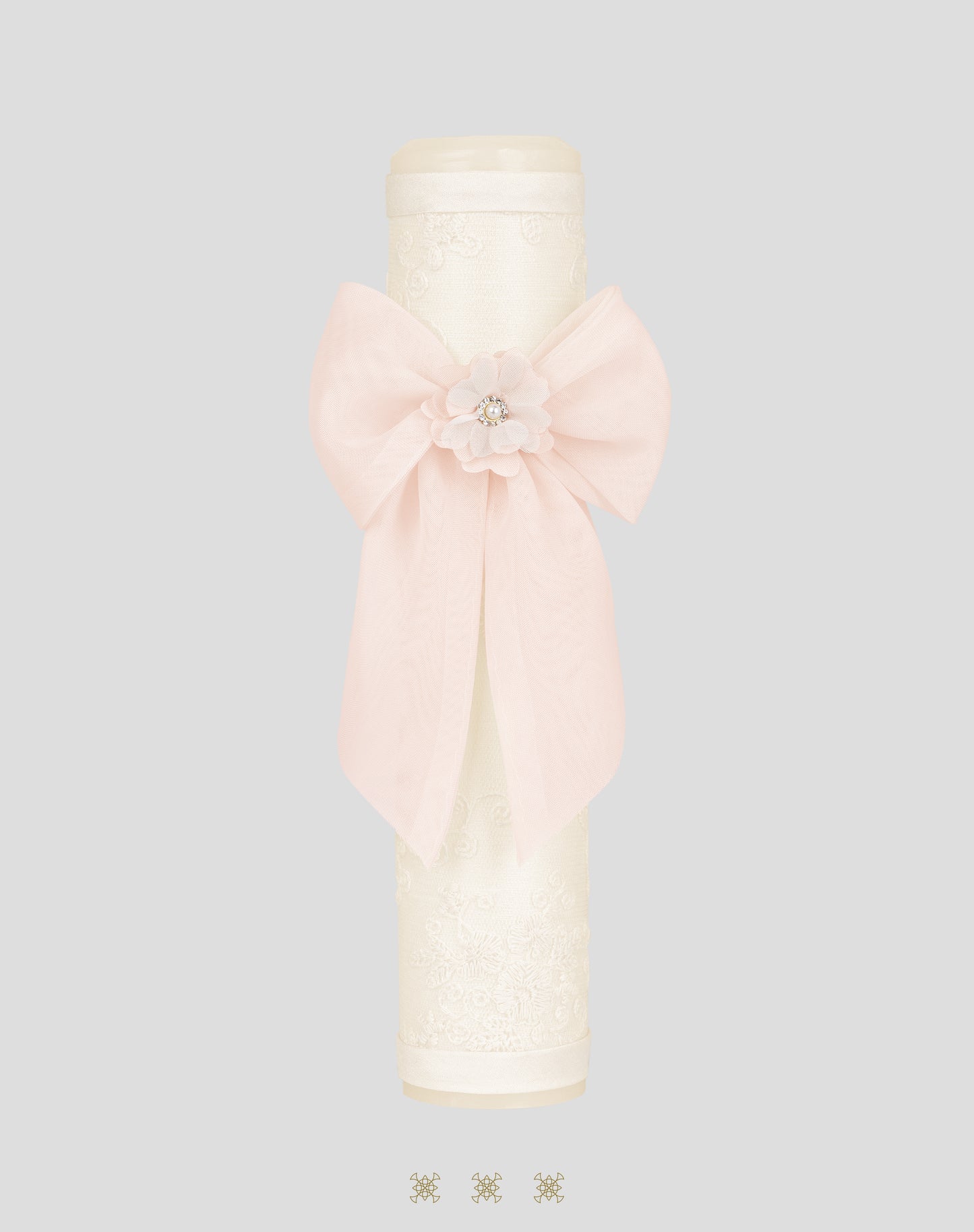 Vela hueso / rosa 04-543