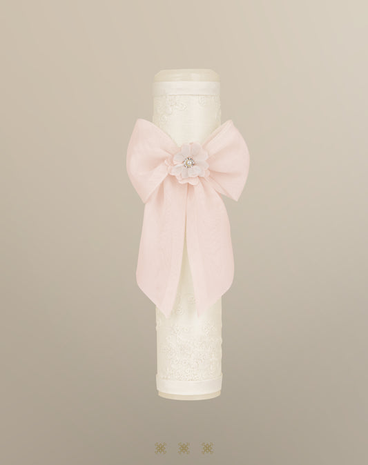 Vela hueso / rosa 04-543