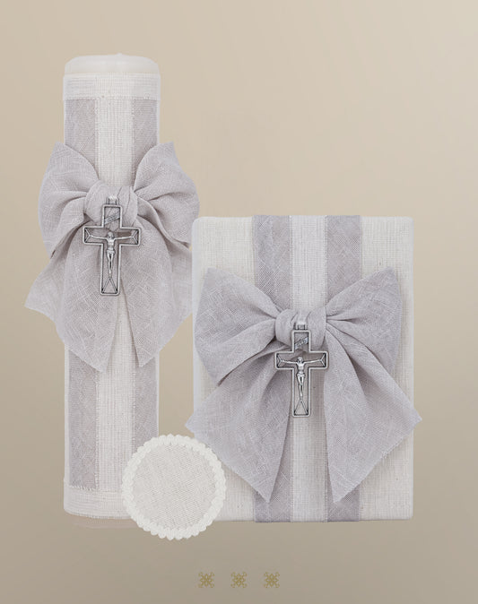 Set de vela primera comunión beige 04-586